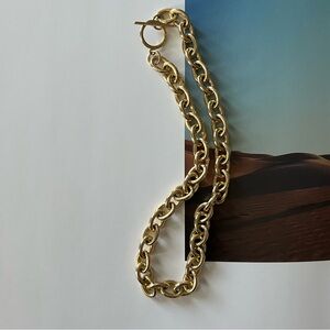 OAK + FORT Elegant Gold Cable Chain Necklace